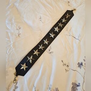 Deep Purple/Eggplant Star-Studded Purse Strap - 28" L